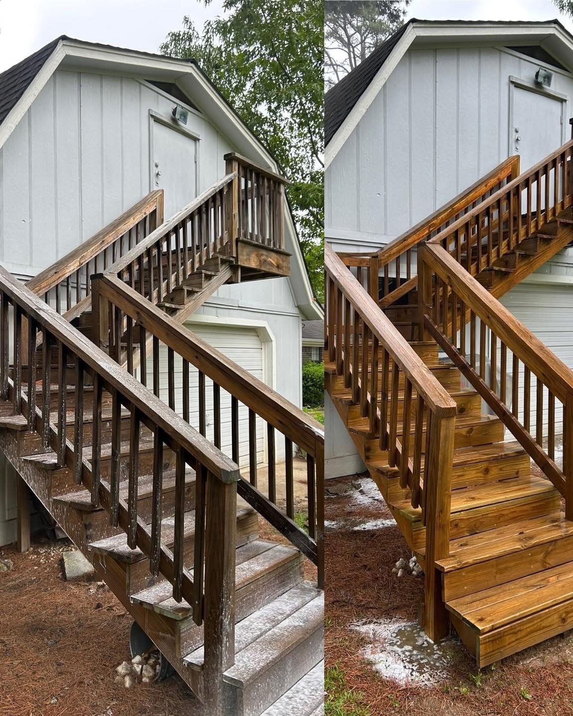 Stained & sealed deck